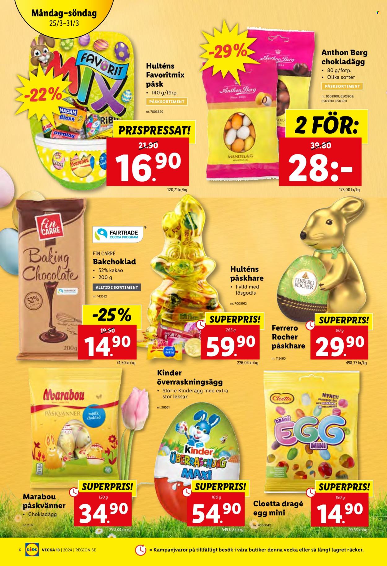 Lidl reklamblad - 25/3 2024 - 31/3 2024. Sida 6