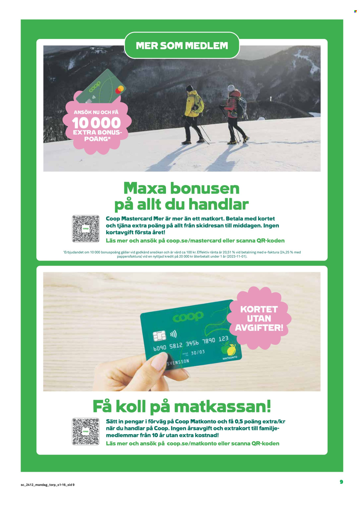 Coop reklamblad - 18/3 2024 - 24/3 2024. Sida 9