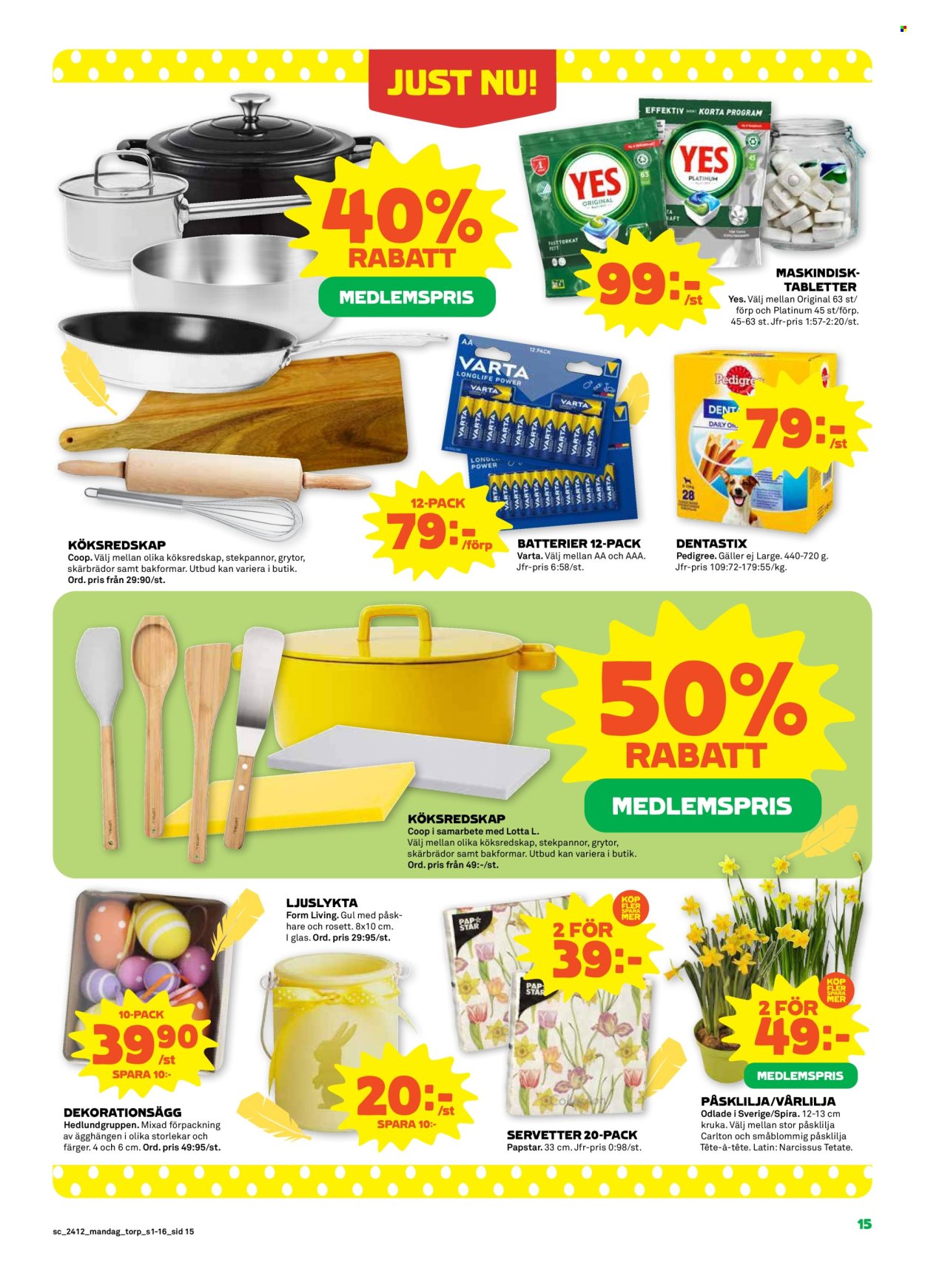 Coop reklamblad - 18/3 2024 - 24/3 2024. Sida 15