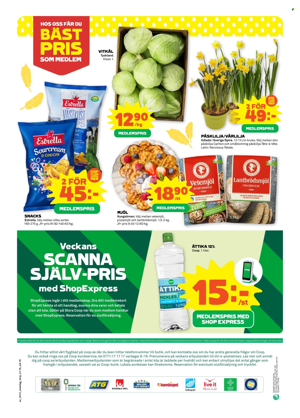 Coop reklamblad - 18/3 2024 - 24/3 2024. Sida 16