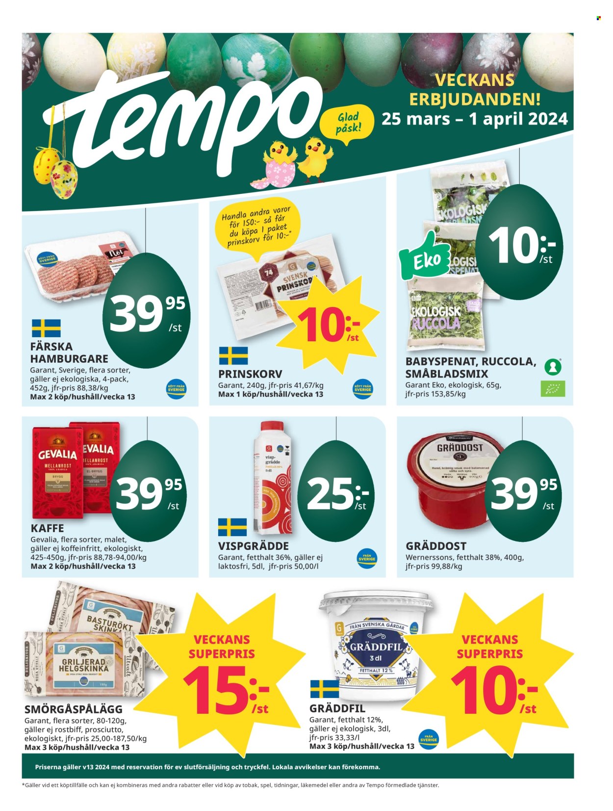 Tempo reklamblad - 25/3 2024 - 1/4 2024. Sida 1