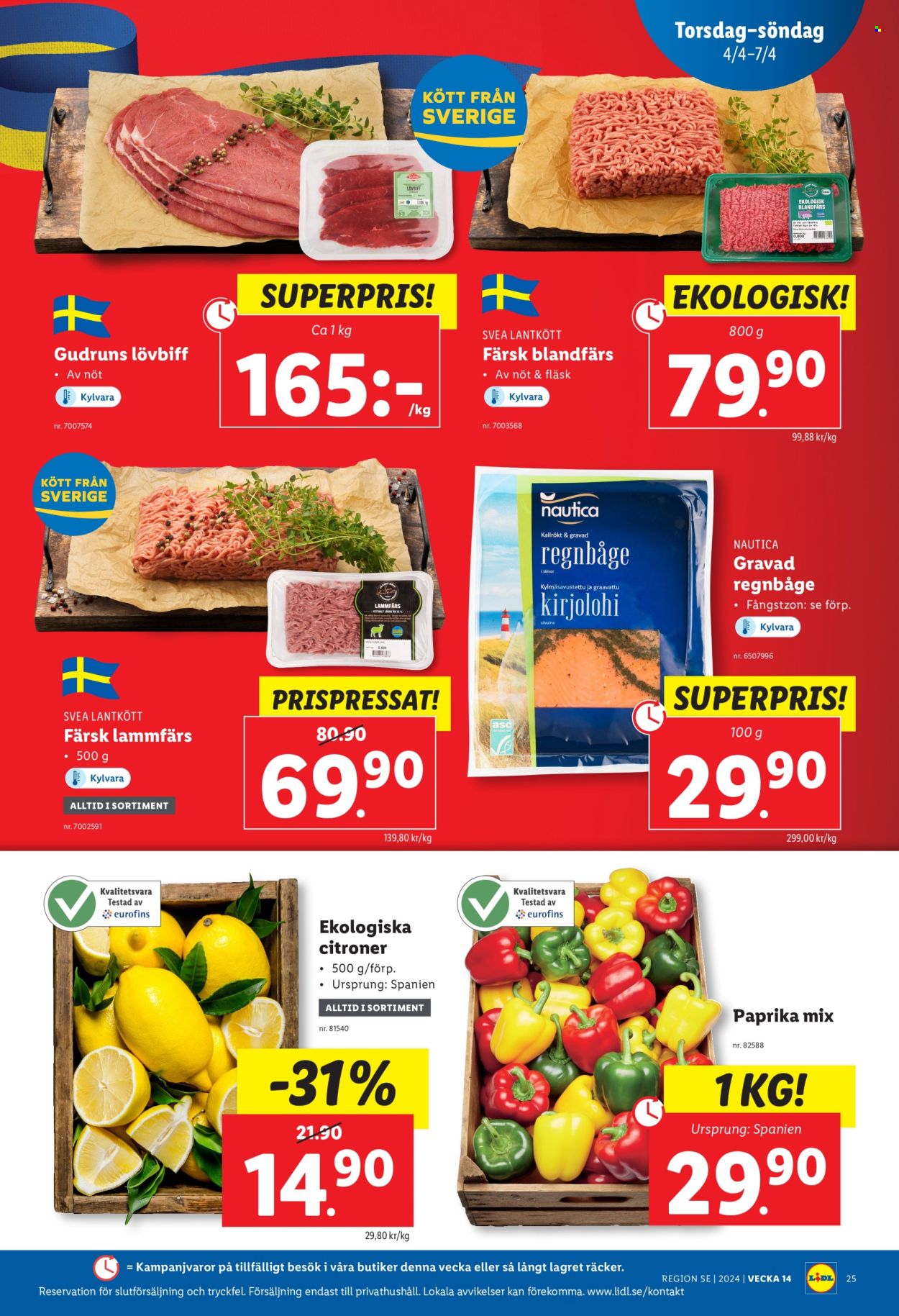 Lidl reklamblad - 1/4 2024 - 7/4 2024. Sida 31