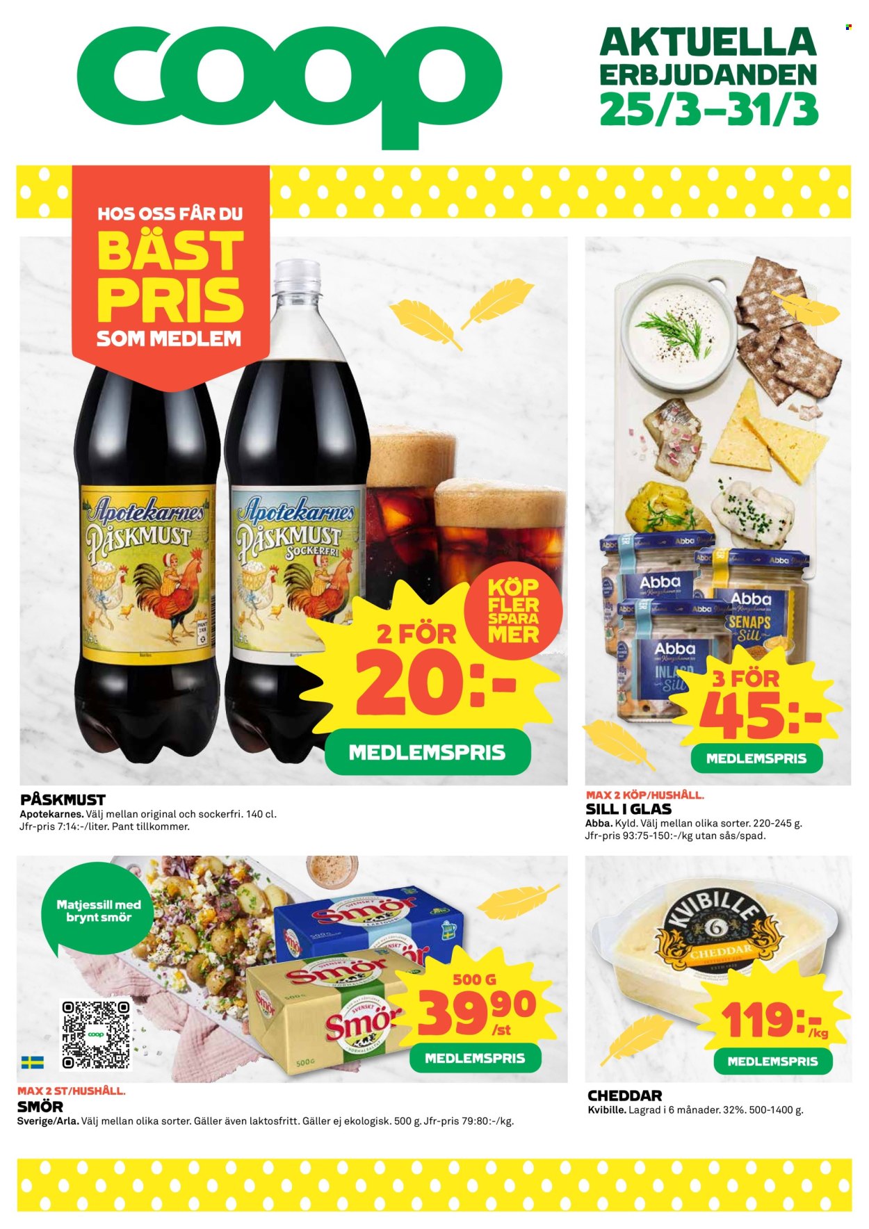 Coop reklamblad - 25/3 2024 - 31/3 2024. Sida 1