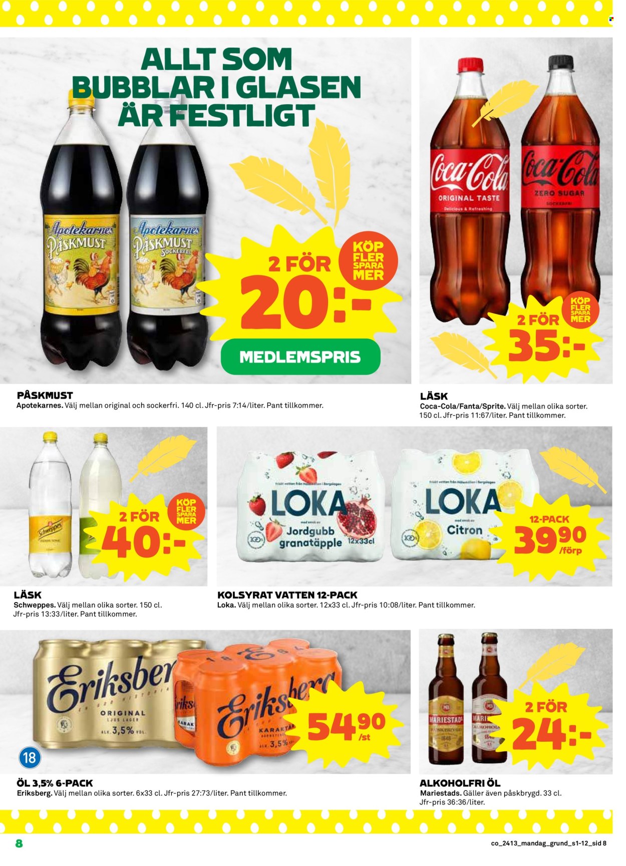Coop reklamblad - 25/3 2024 - 31/3 2024. Sida 8
