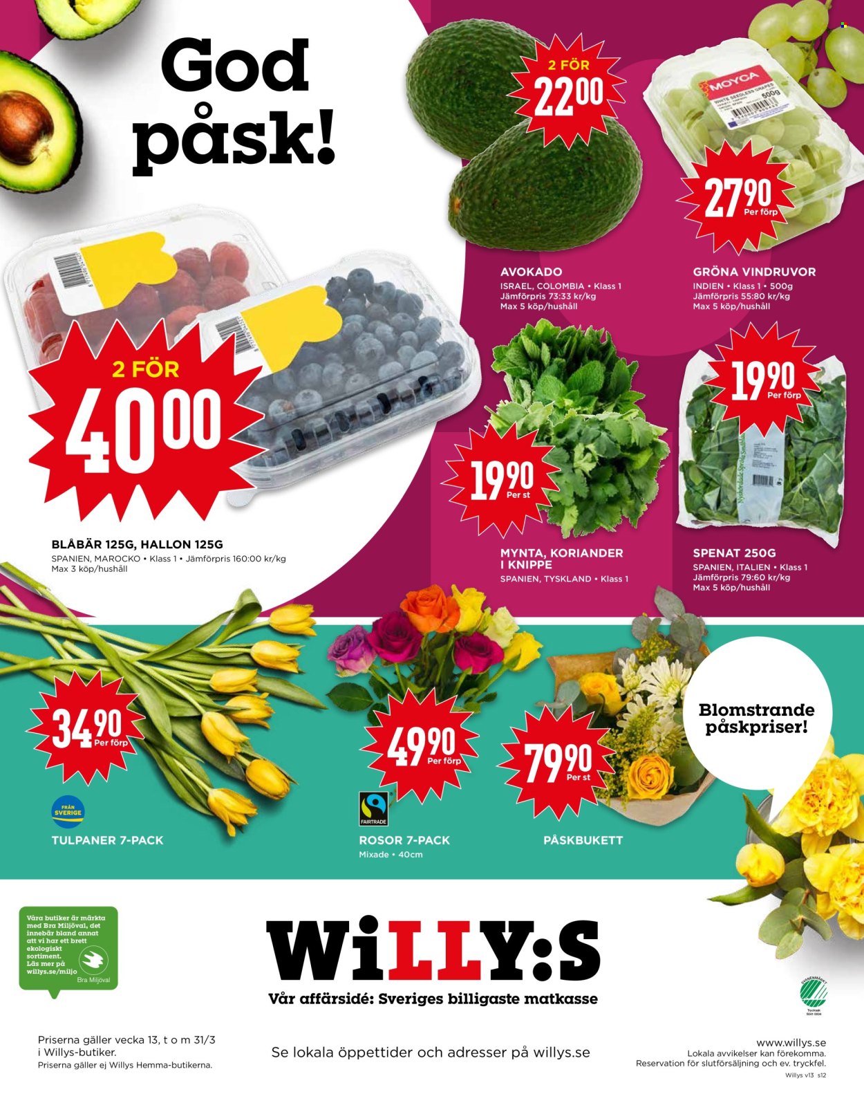 Willys reklamblad - 25/3 2024 - 31/3 2024. Sida 12