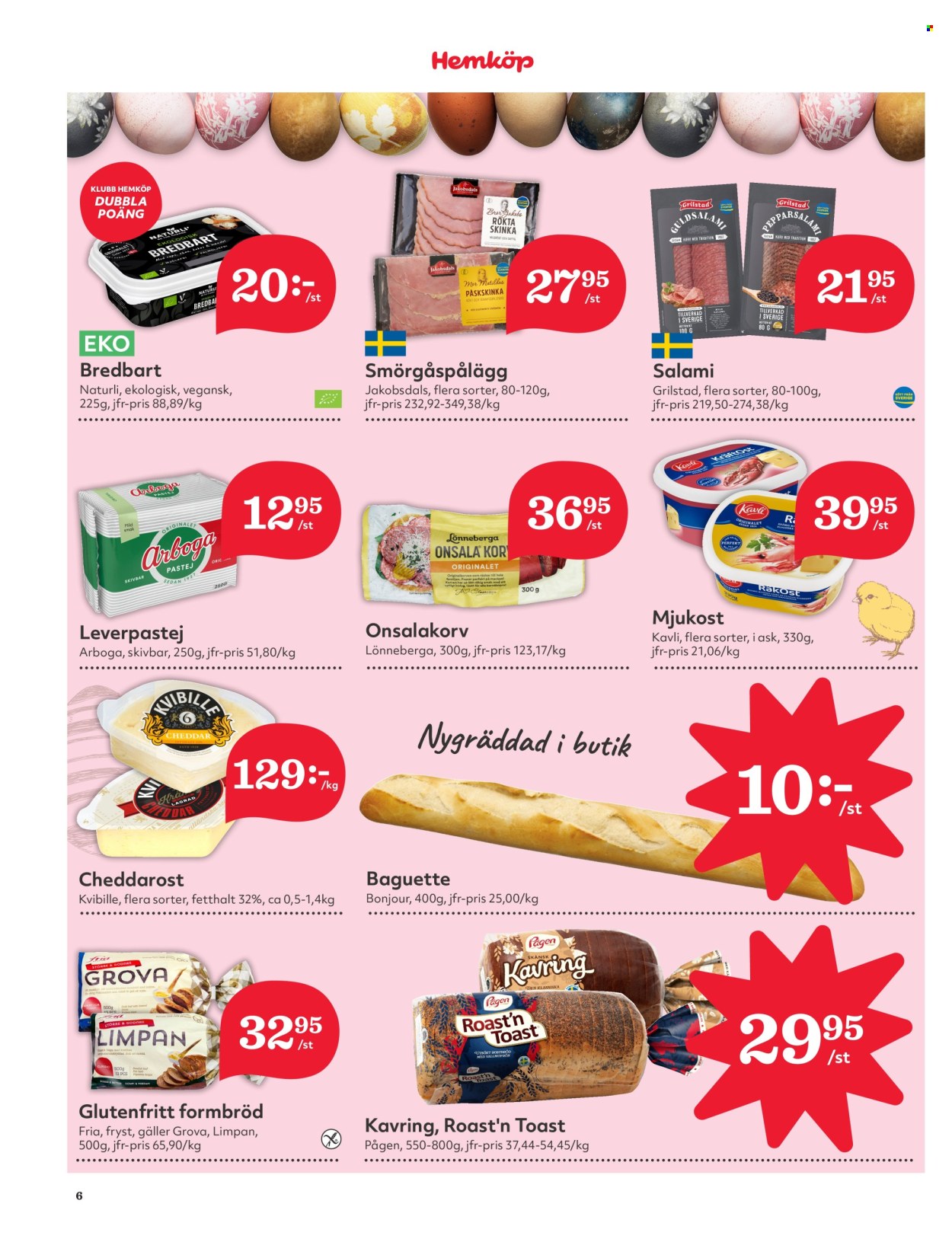 Hemköp reklamblad - 25/3 2024 - 1/4 2024. Sida 6
