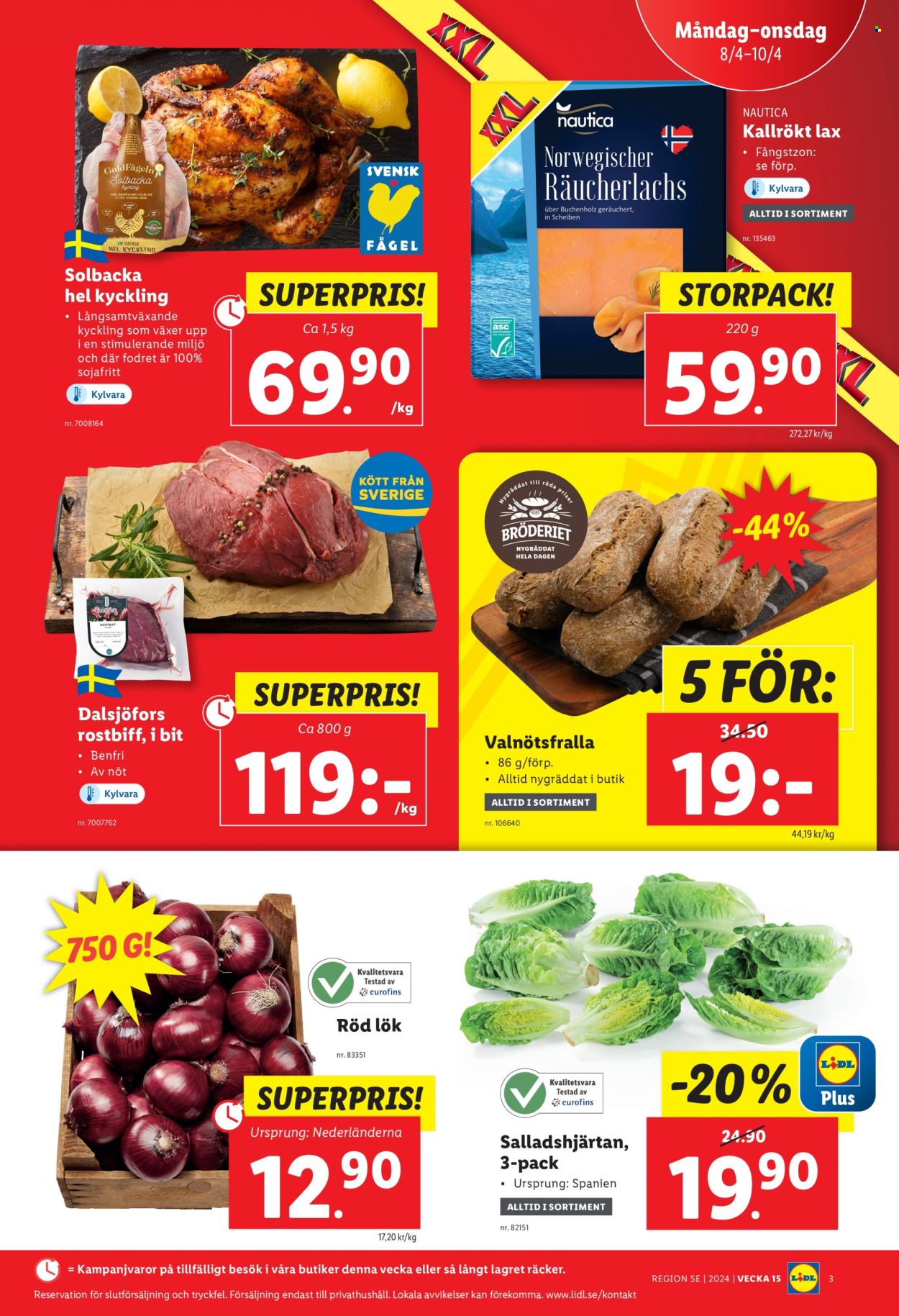 Lidl reklamblad - 8/4 2024 - 14/4 2024. Sida 3
