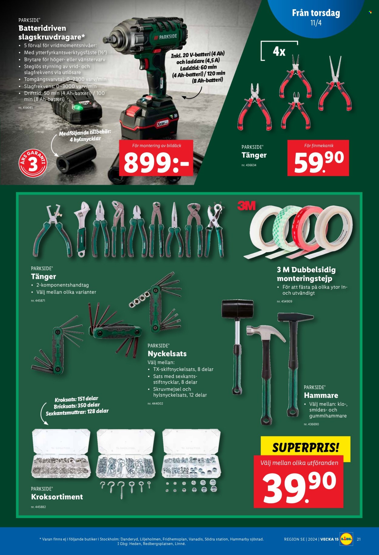Lidl reklamblad - 8/4 2024 - 14/4 2024. Sida 24