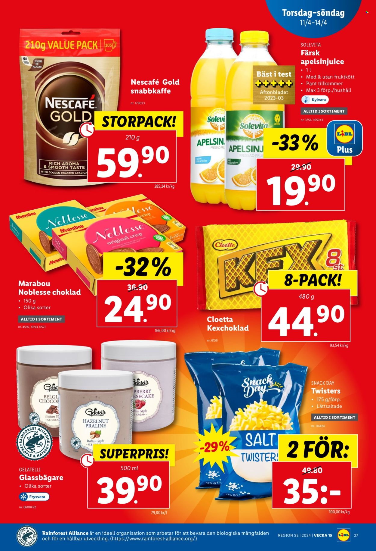Lidl reklamblad - 8/4 2024 - 14/4 2024. Sida 30