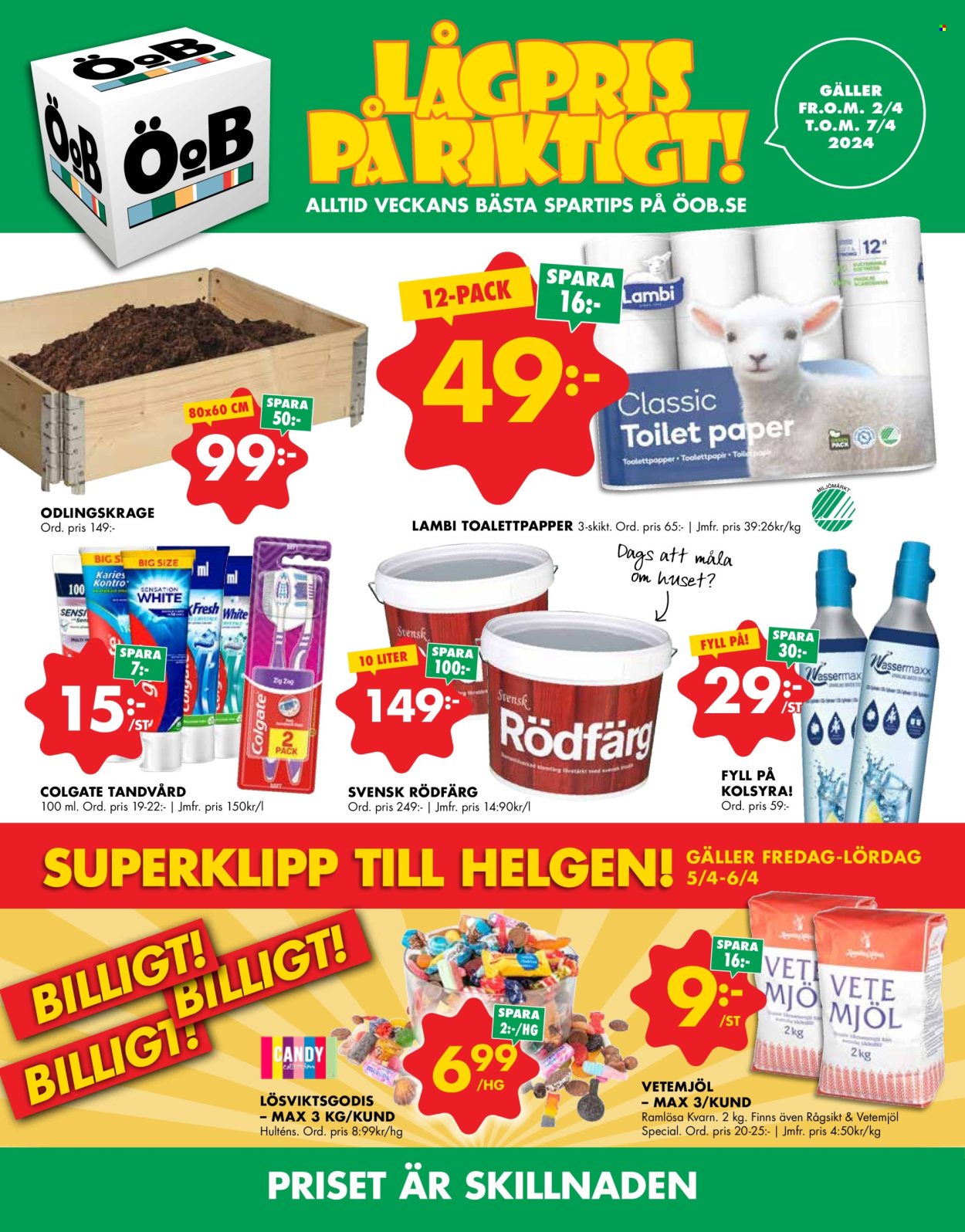 ÖoB reklamblad - 2/4 2024 - 7/4 2024. Sida 1
