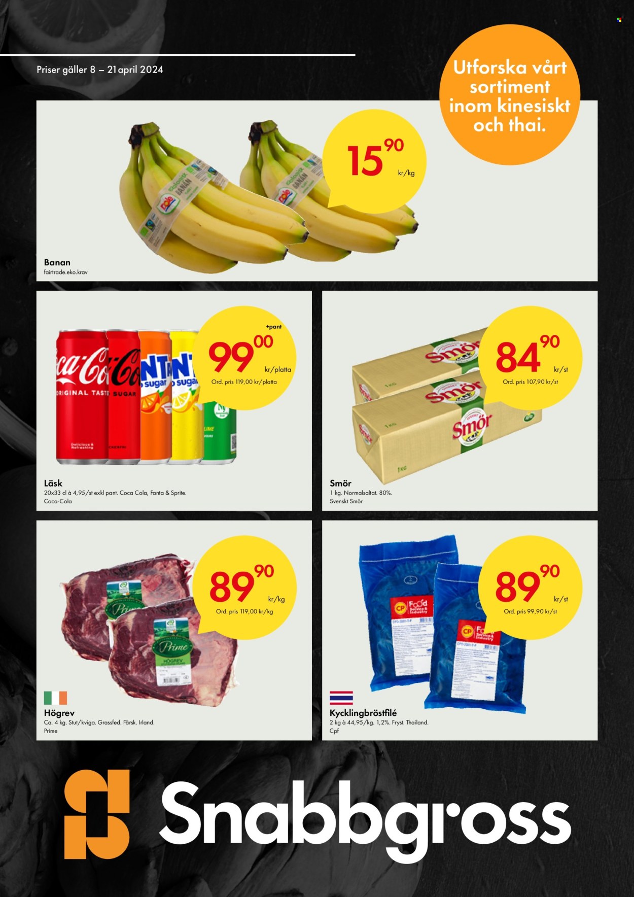 Snabbgross reklamblad - 8/4 2024 - 21/4 2024. Sida 1