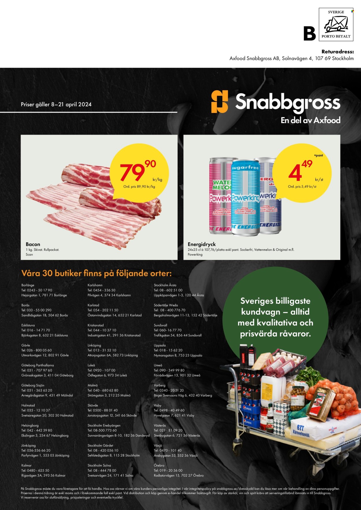 Snabbgross reklamblad - 8/4 2024 - 21/4 2024. Sida 16