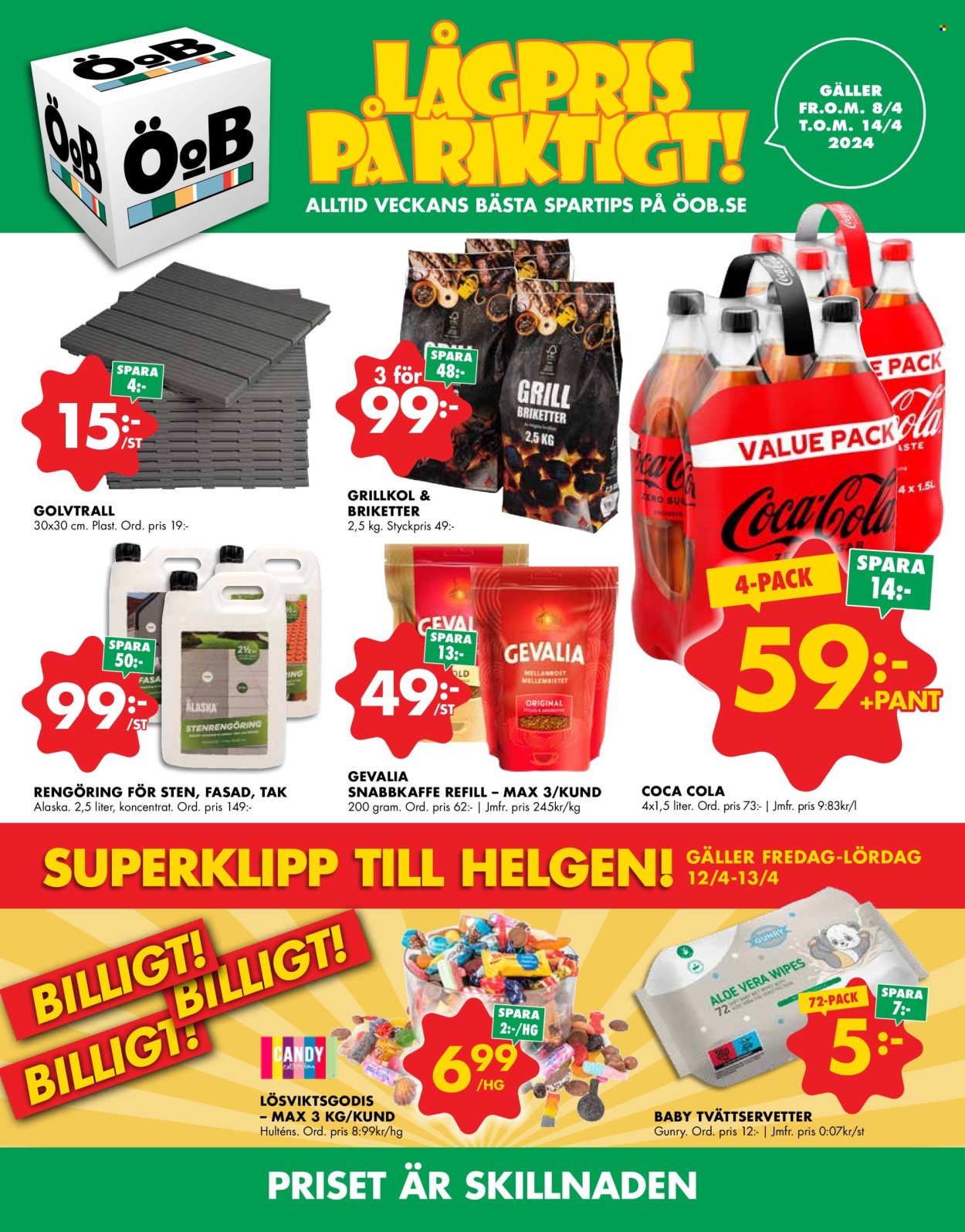 ÖoB reklamblad - 8/4 2024 - 14/4 2024. Sida 1