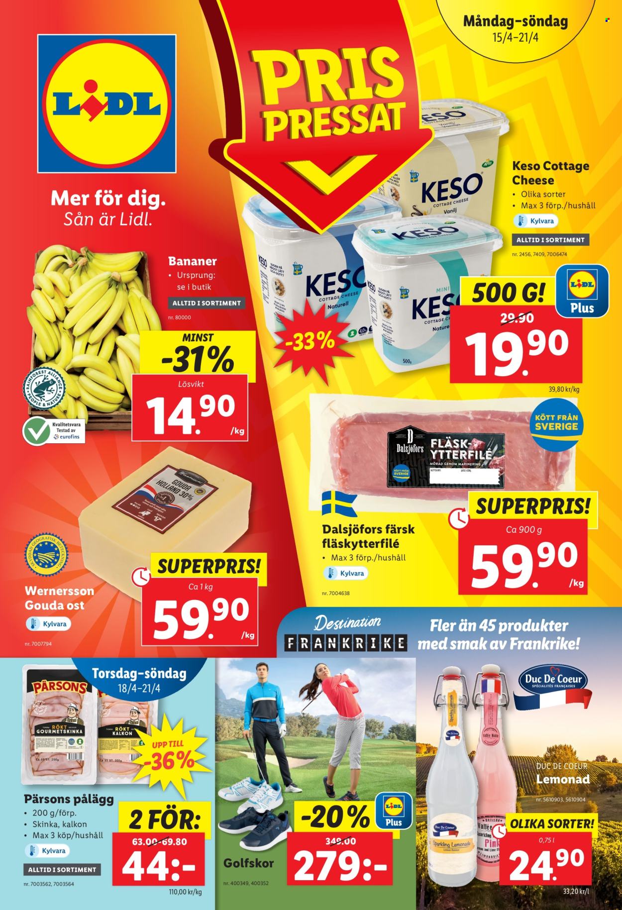 Lidl reklamblad - 15/4 2024 - 21/4 2024. Sida 1