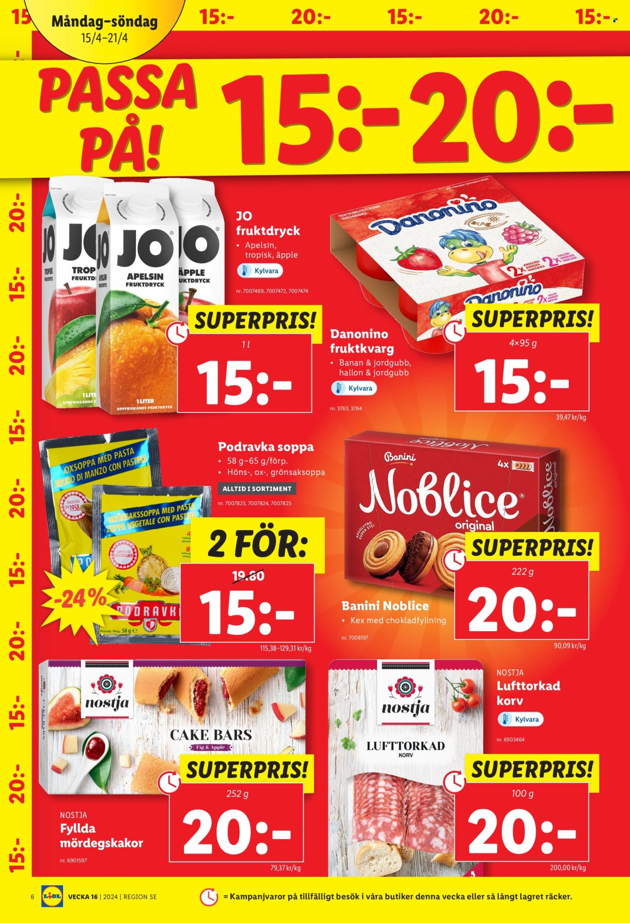Lidl reklamblad - 15/4 2024 - 21/4 2024. Sida 6