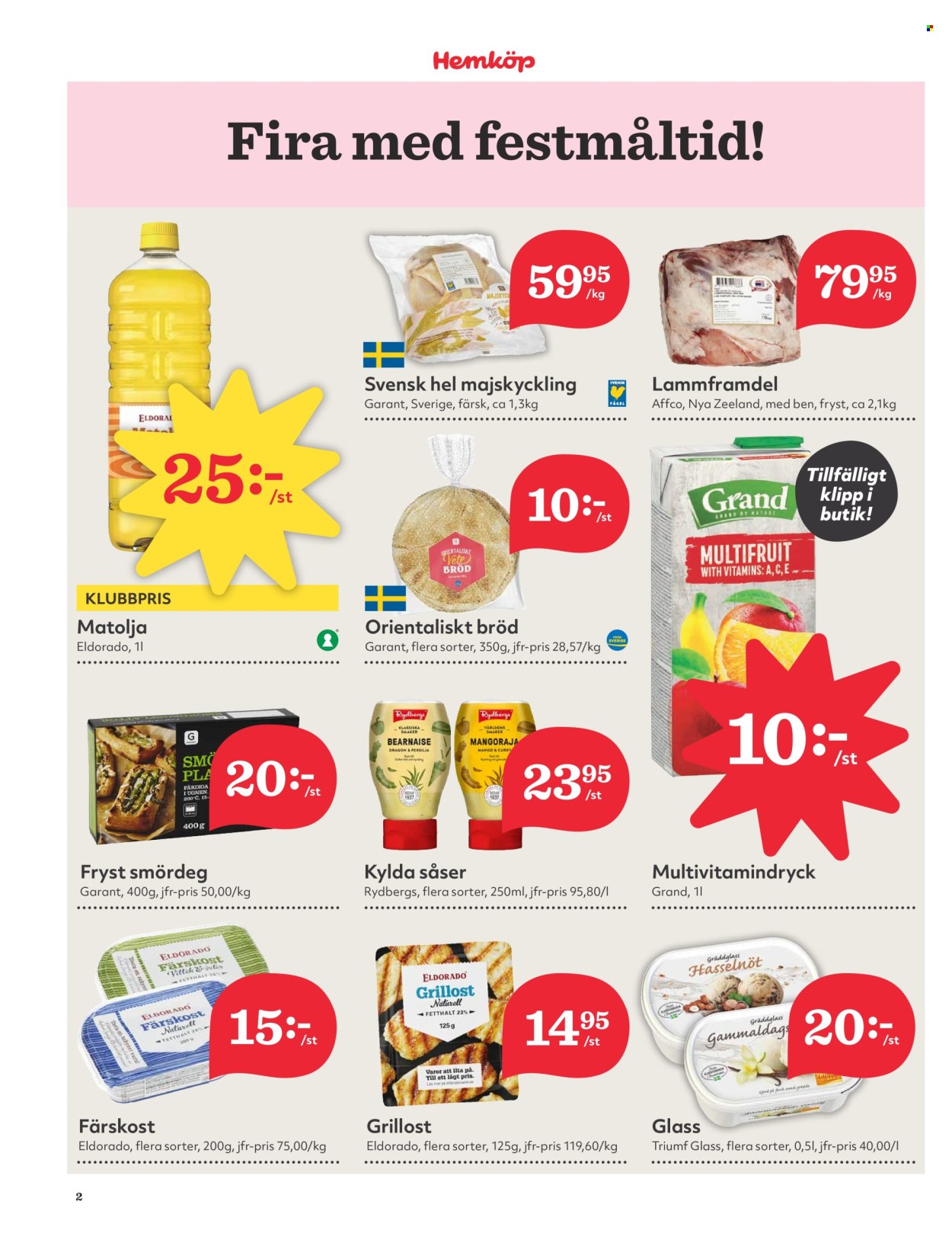 Hemköp reklamblad - 8/4 2024 - 14/4 2024. Sida 2
