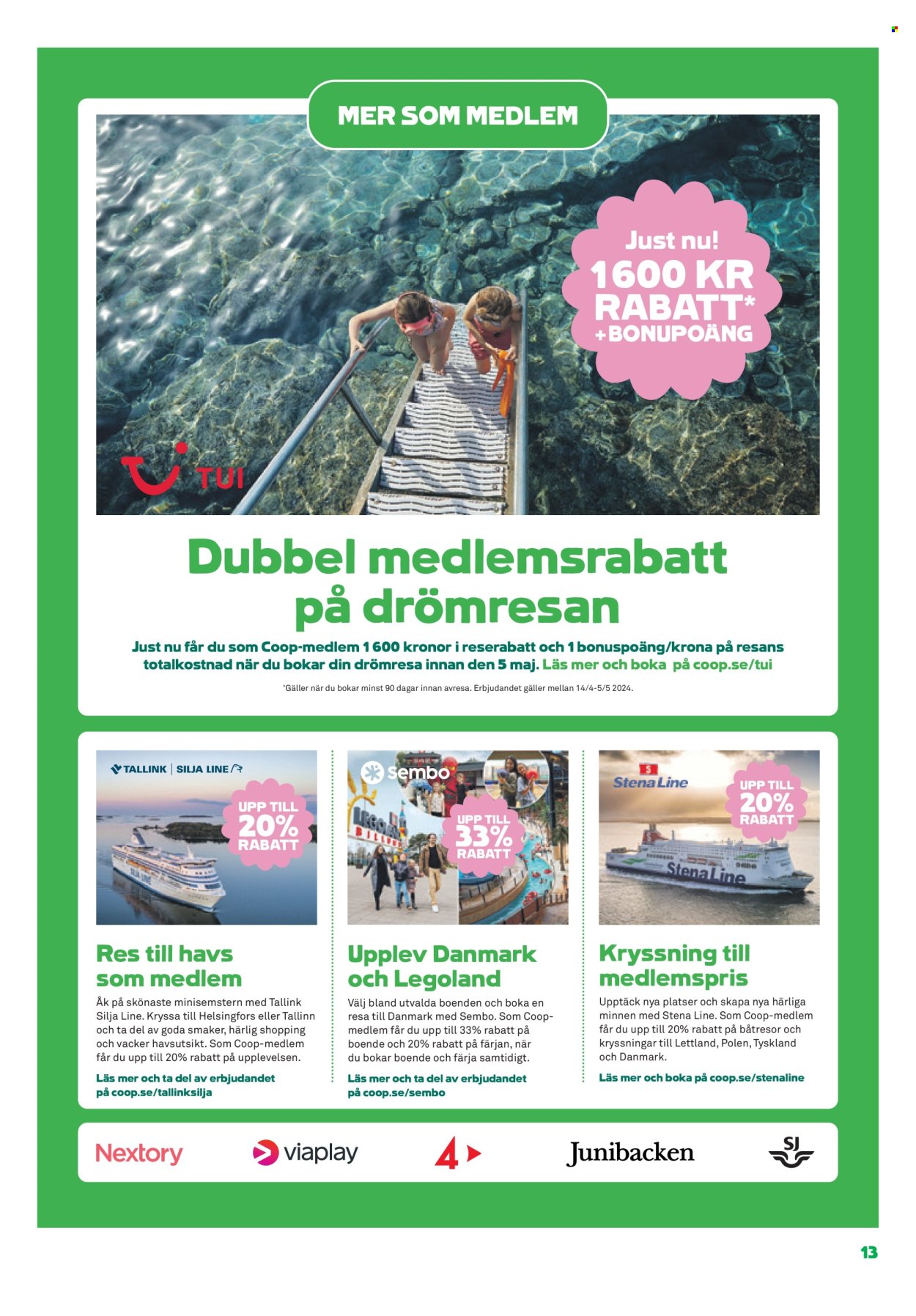 Stora Coop reklamblad - 15/4 2024 - 21/4 2024. Sida 13