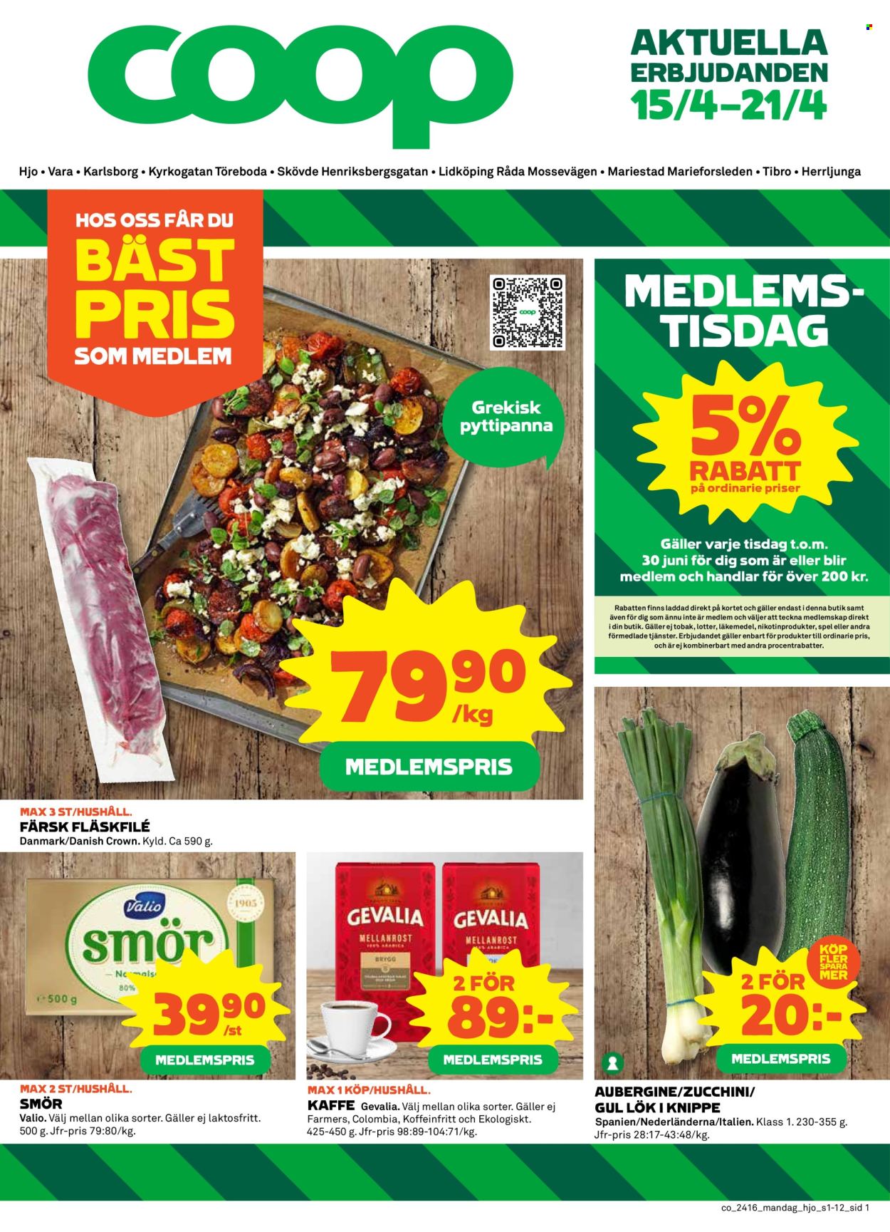 Coop reklamblad - 15/4 2024 - 21/4 2024. Sida 1