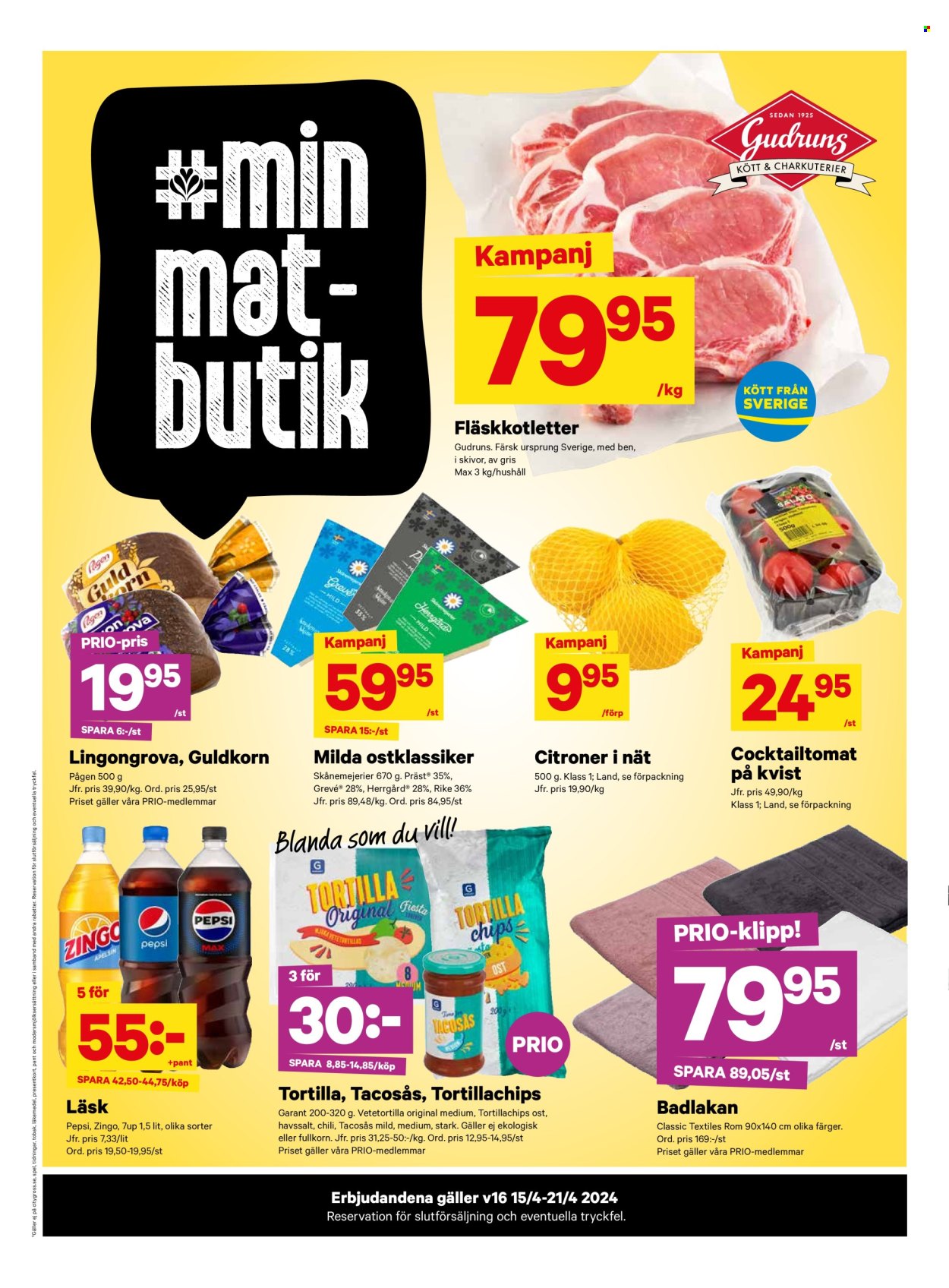 City Gross reklamblad - 15/4 2024 - 21/4 2024. Sida 1