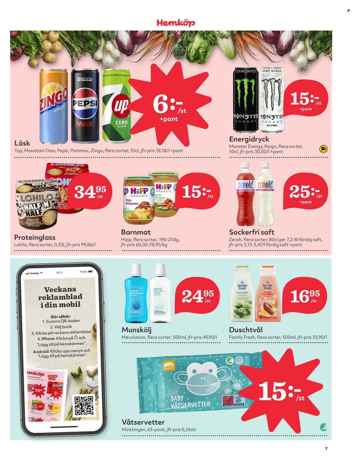 Hemköp reklamblad - 15/4 2024 - 21/4 2024. Sida 7