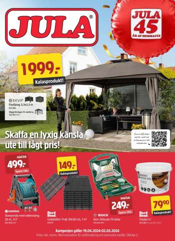 Jula reklamblad - 19/4 2024 - 2/5 2024.