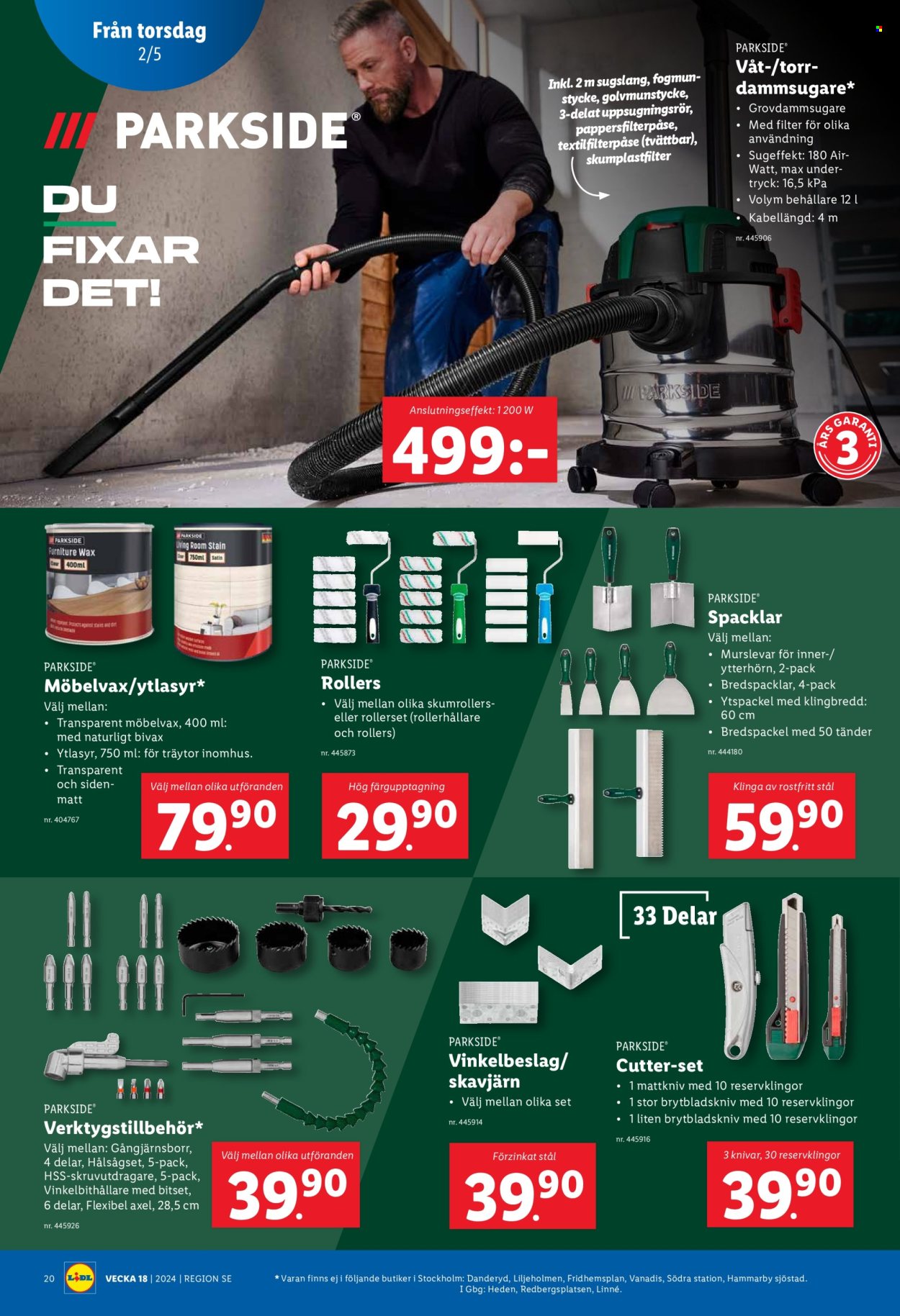 Lidl reklamblad - 29/4 2024 - 5/5 2024. Sida 24