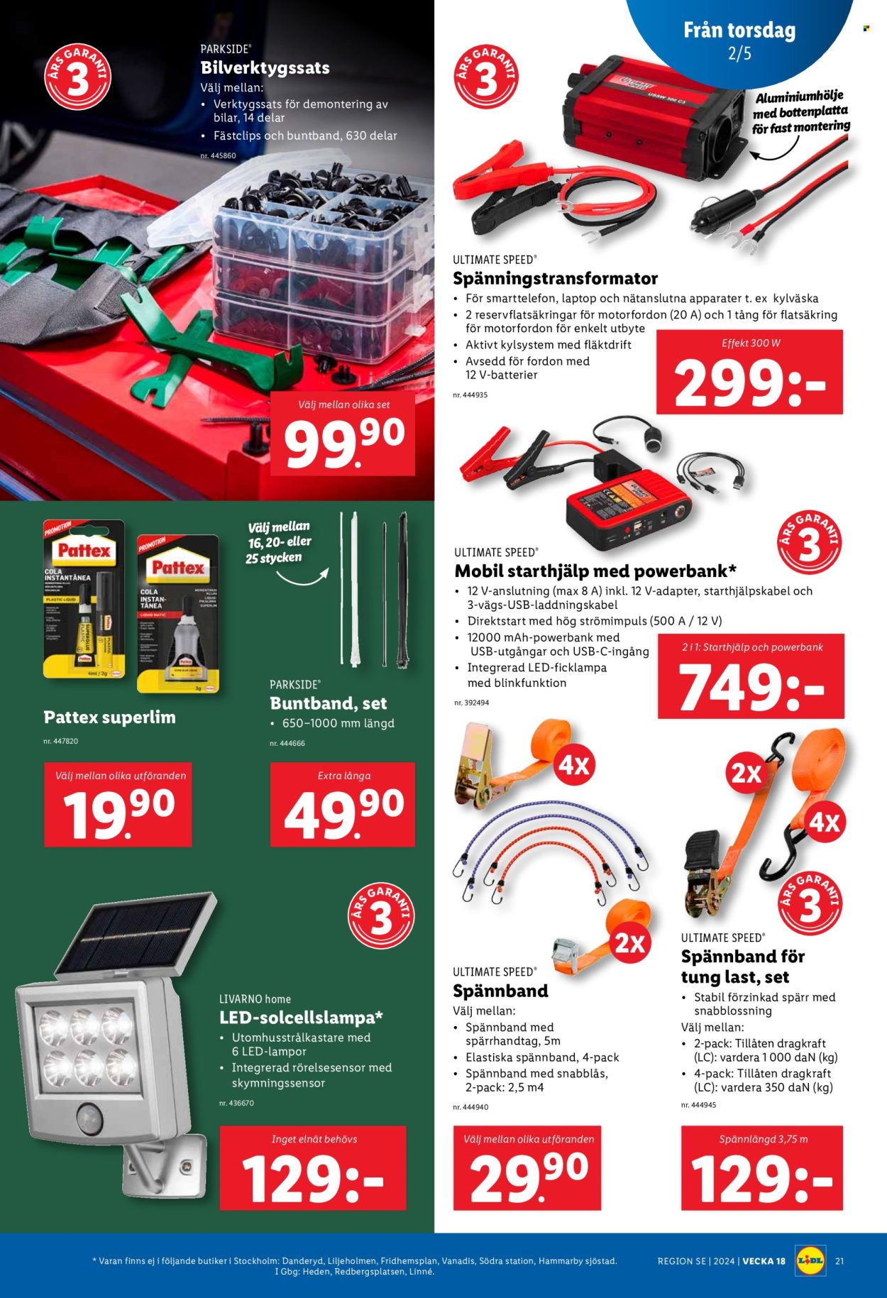 Lidl reklamblad - 29/4 2024 - 5/5 2024. Sida 25