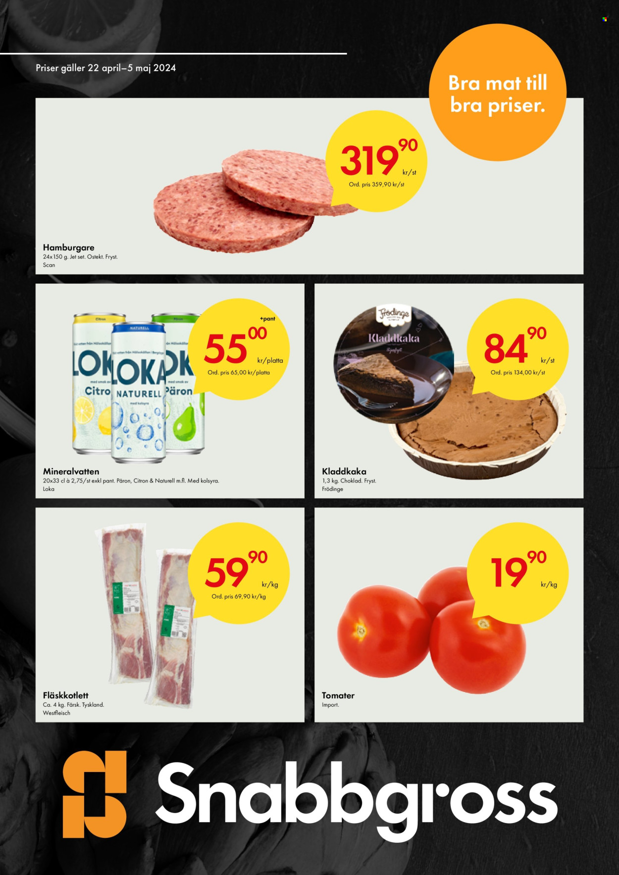 Snabbgross reklamblad - 22/4 2024 - 5/5 2024. Sida 1