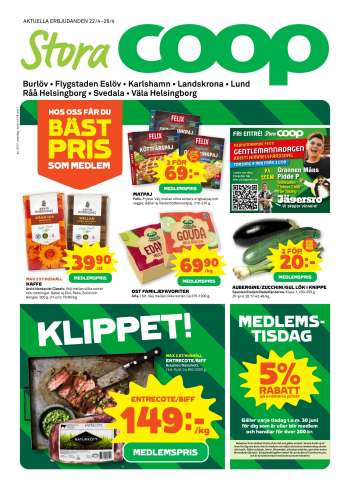 Coop reklamblad - 22/4 2024 - 28/4 2024.