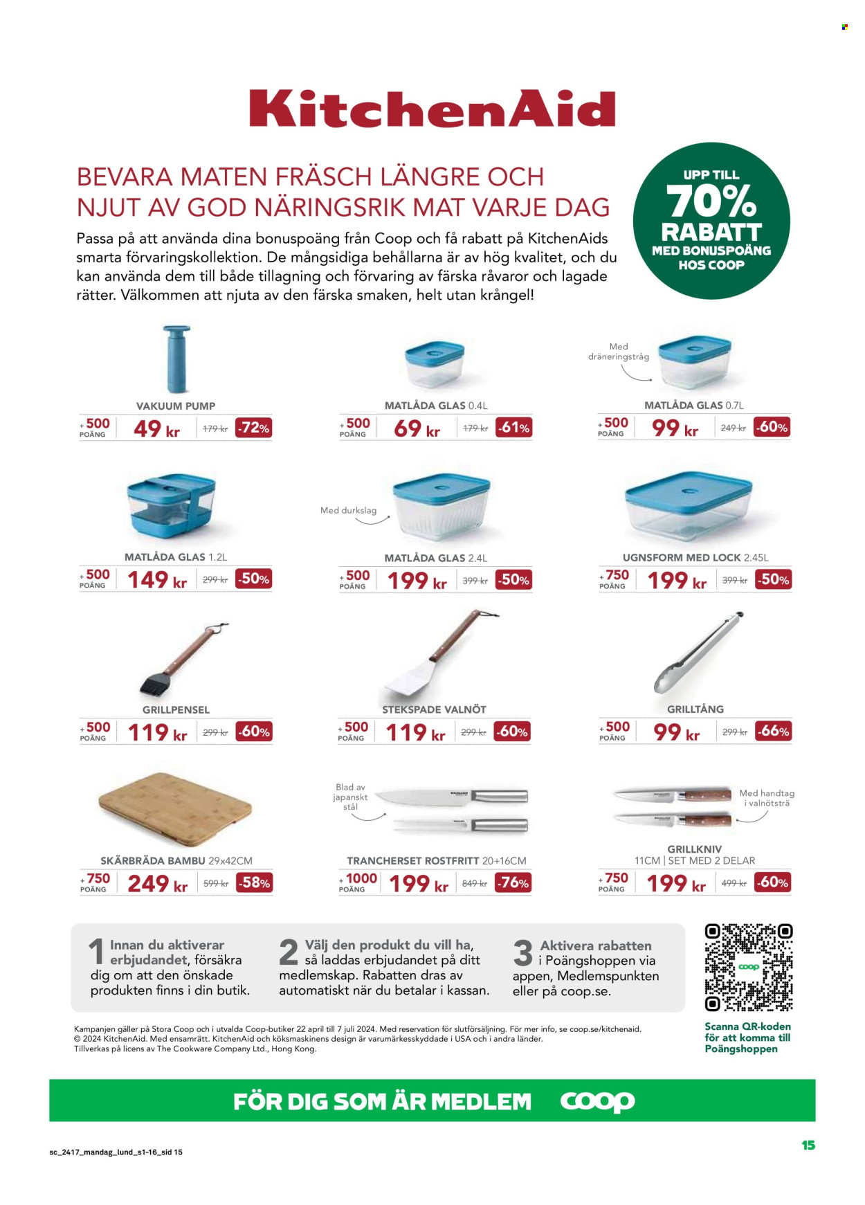 Coop reklamblad - 22/4 2024 - 28/4 2024. Sida 15