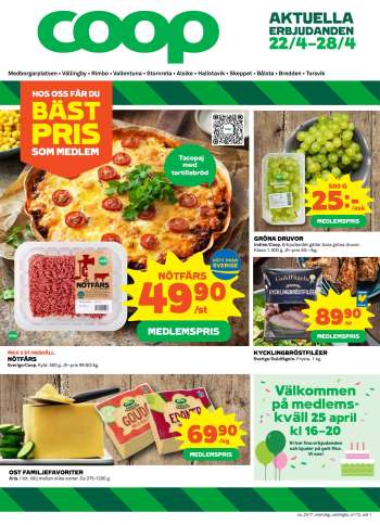 Coop reklamblad - 22/4 2024 - 28/4 2024.