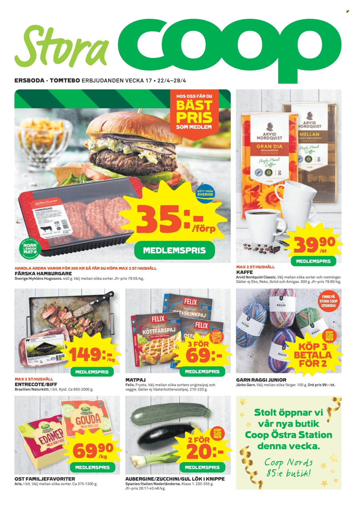 Stora Coop reklamblad - 22/4 2024 - 28/4 2024. Sida 1