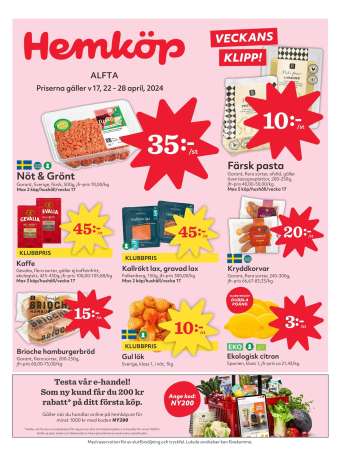Hemköp reklamblad - 22/4 2024 - 28/4 2024.