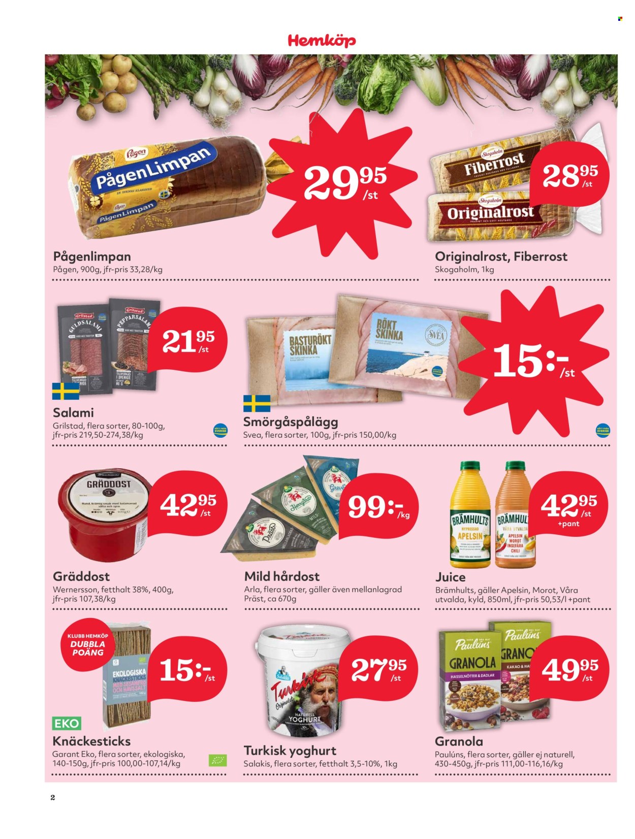 Hemköp reklamblad - 22/4 2024 - 28/4 2024. Sida 2