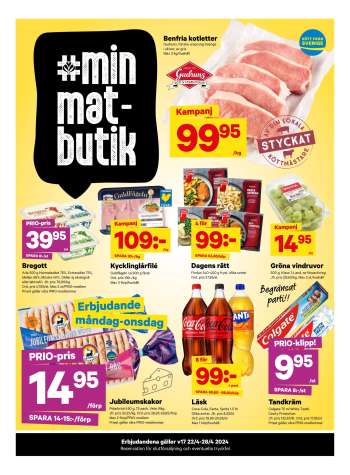 City Gross reklamblad - 22/4 2024 - 28/4 2024.