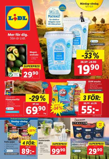 Lidl reklamblad - 6/5 2024 - 12/5 2024.