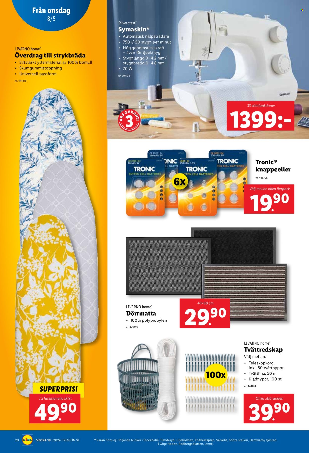 Lidl reklamblad - 6/5 2024 - 12/5 2024. Sida 22