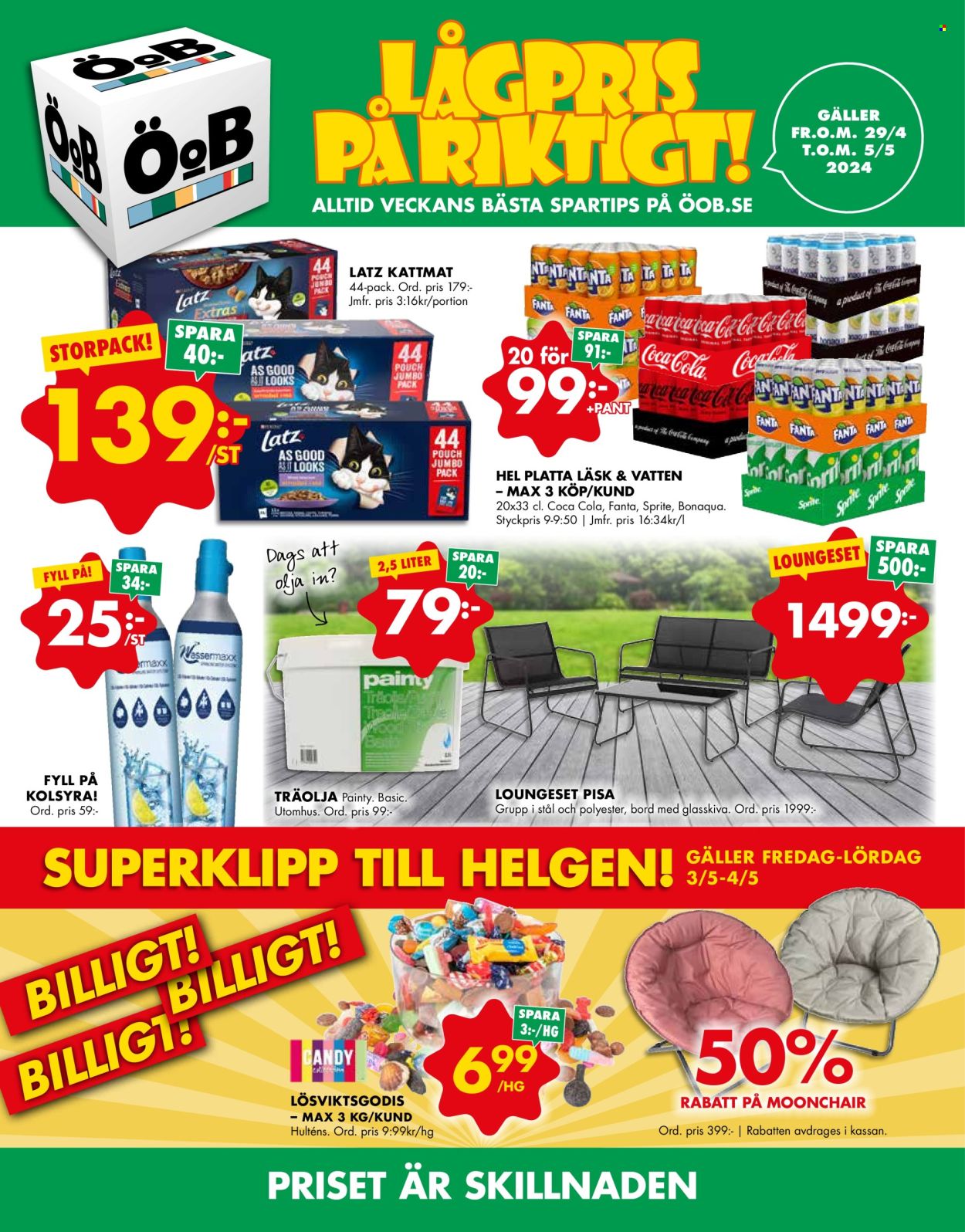 ÖoB reklamblad - 29/4 2024 - 5/5 2024. Sida 1