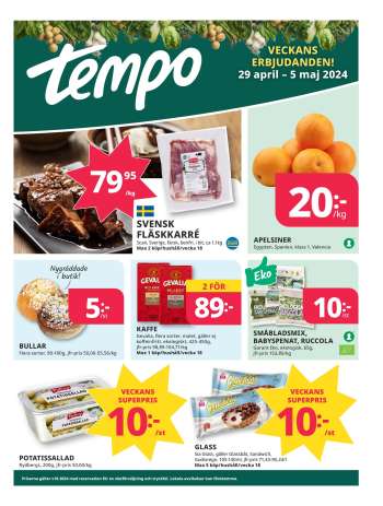 Tempo reklamblad - 29/4 2024 - 5/5 2024.