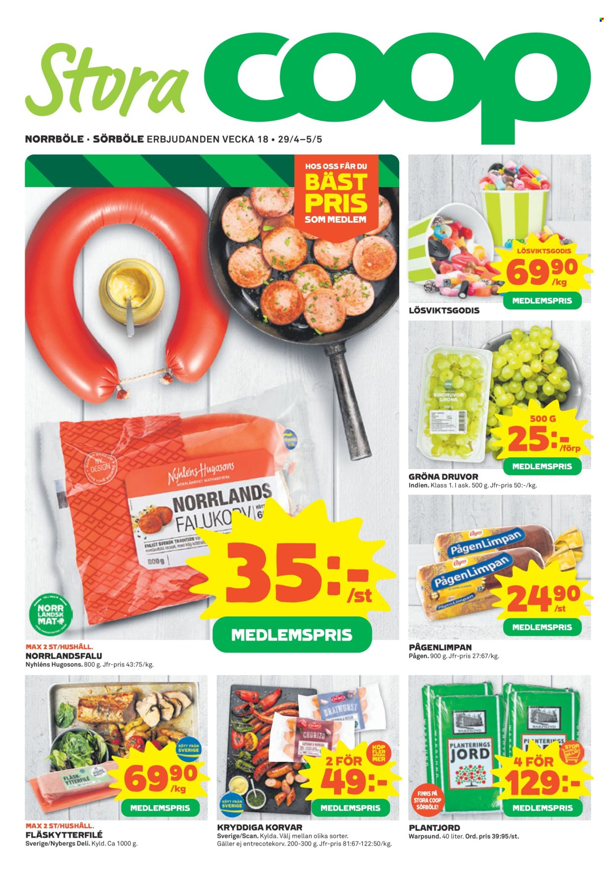 Coop reklamblad - 29/4 2024 - 5/5 2024. Sida 1