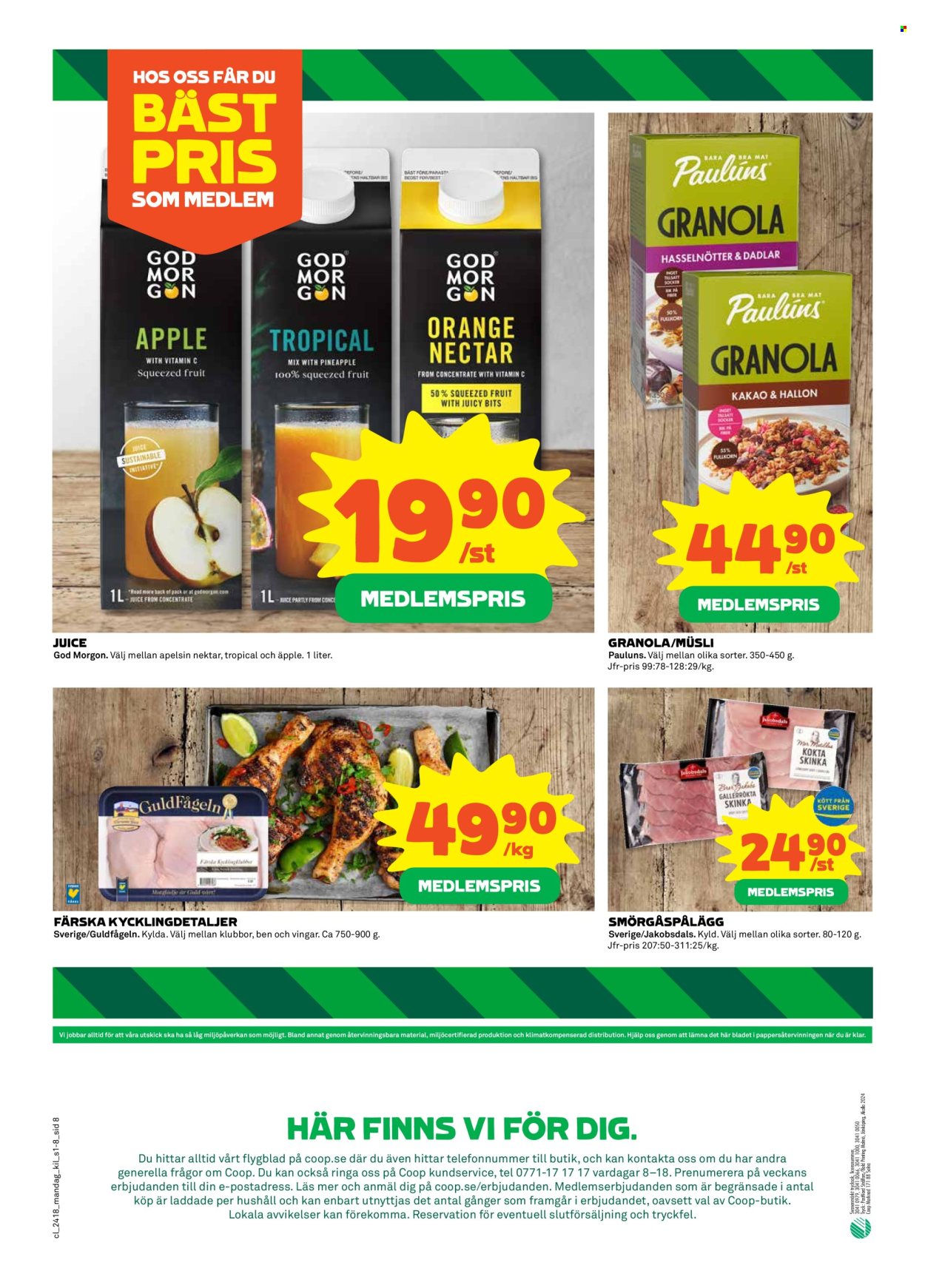 Coop reklamblad - 29/4 2024 - 5/5 2024. Sida 8