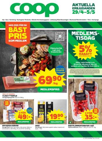 Coop reklamblad - 29/4 2024 - 5/5 2024.