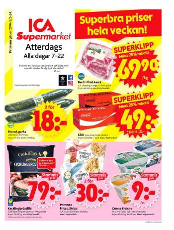 ICA reklamblad - 29/4 2024 - 5/5 2024.