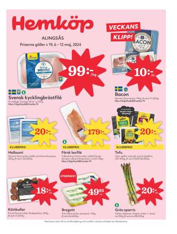 Hemköp reklamblad - 6/5 2024 - 12/5 2024.