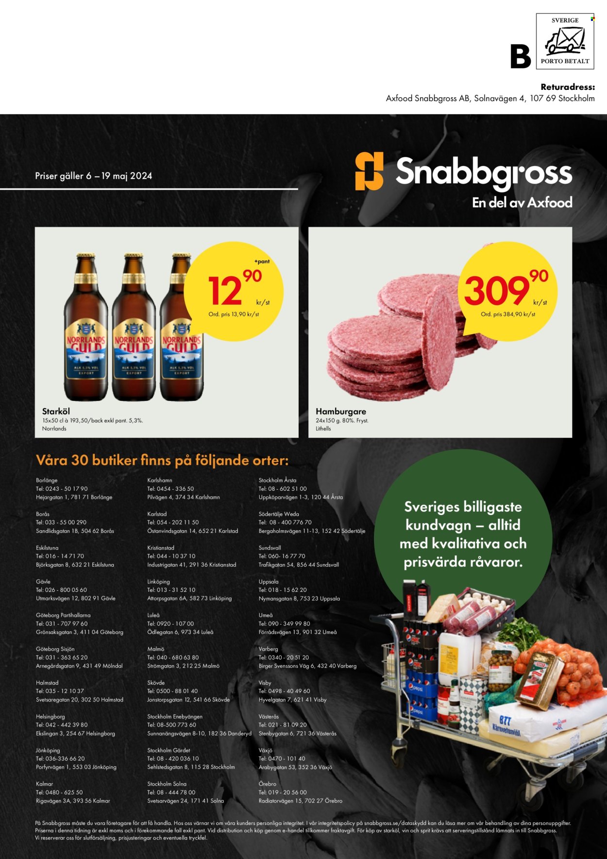 Snabbgross reklamblad - 6/5 2024 - 19/5 2024. Sida 16