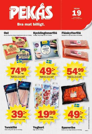 Pekås reklamblad - 6/5 2024 - 12/5 2024.