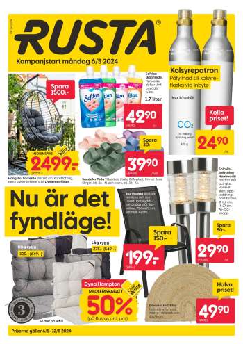Rusta reklamblad - 6/5 2024 - 12/5 2024.