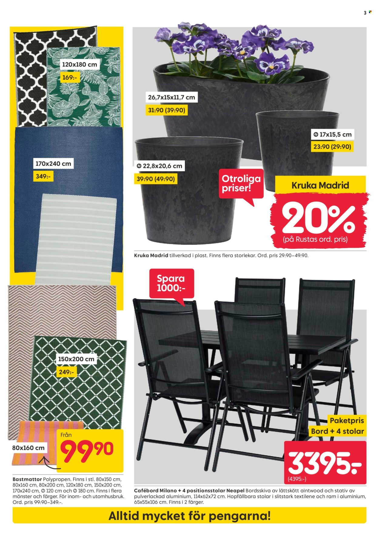 Rusta reklamblad - 6/5 2024 - 12/5 2024. Sida 3