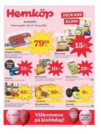 Hemköp reklamblad - 13/5 2024 - 19/5 2024.