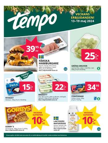 Tempo reklamblad - 13/5 2024 - 19/5 2024.